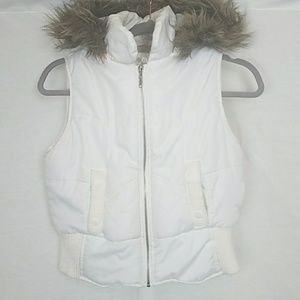 Sleeveless White Vest